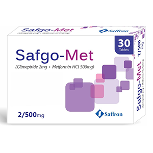 Safgo-Met 2/500mg Tablet
